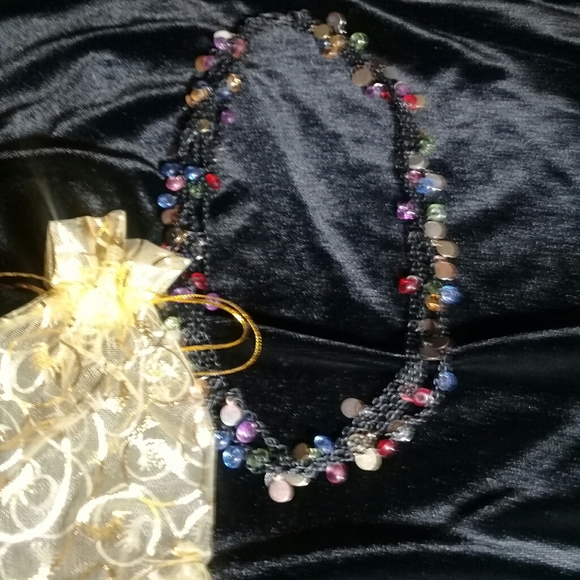 Beaded vintage necklace - Picture 3 of 4